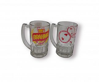 CHOPP VIDRIO ESTAMPADO 13CM