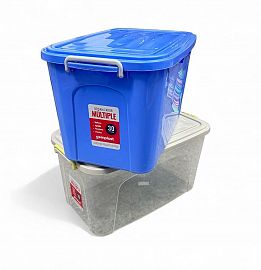 CAJA ORGANIZADORA 30LTS COLOR CON TAPA